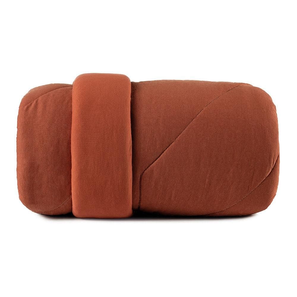 Edredom Casal Altenburg Malha Fio Penteado Laranja Autumn