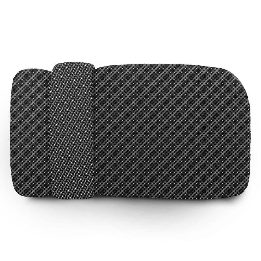 Edredom Casal Altenburg Toque Acetinado Slim Preto