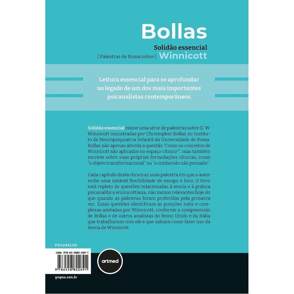 Solidão Essencial - Palestras De Roma Sobre Winnicott