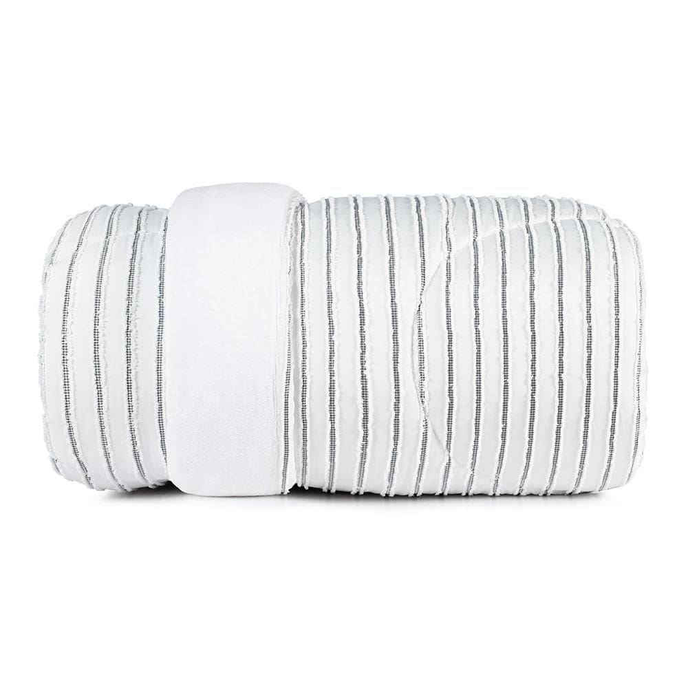 Edredom Solteiro Altenburg Blend Sense Raya Branco