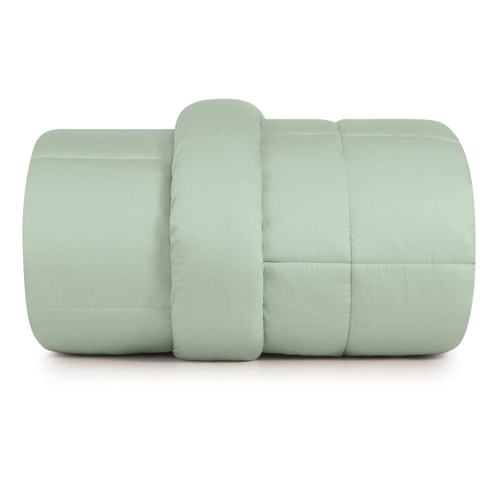 Edredom Plumi Casal Altenburg Algodão Lux 200 Fios Verde Claro
