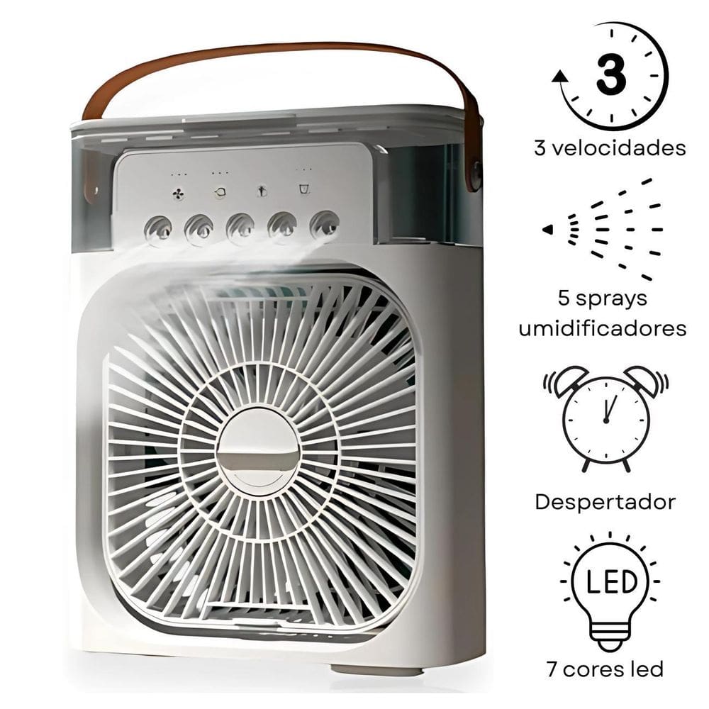 Mini Ar Condicionado Premium Para Ambientes Compactos