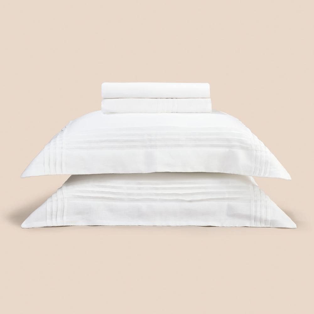 Jogo de Cama Queen 4 Peças Altenburg Haus Alameda Branco