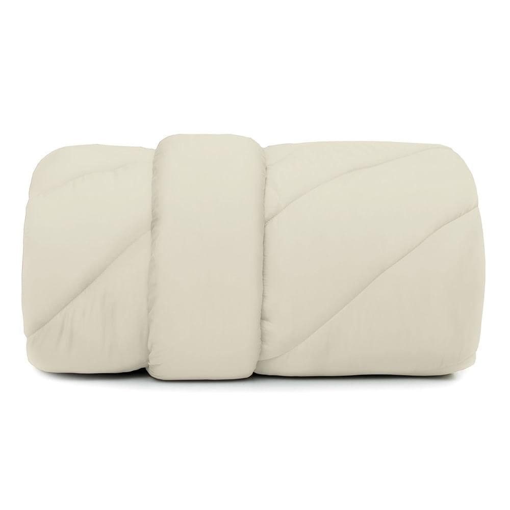 Edredom Casal Altenburg Cetim 300 Fios Bege Delavé