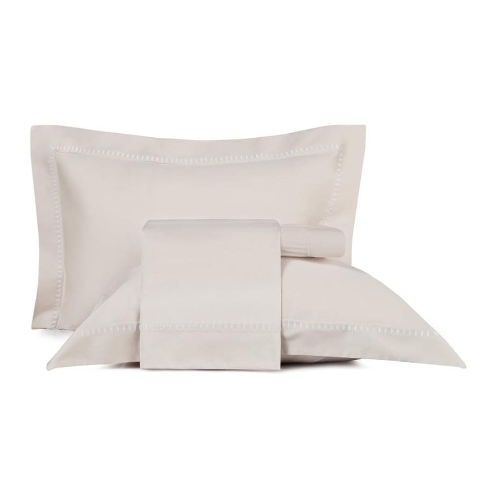 Jogo de Cama Queen Altenburg Bordados em Cetim 300 Fios Cerclê Branco