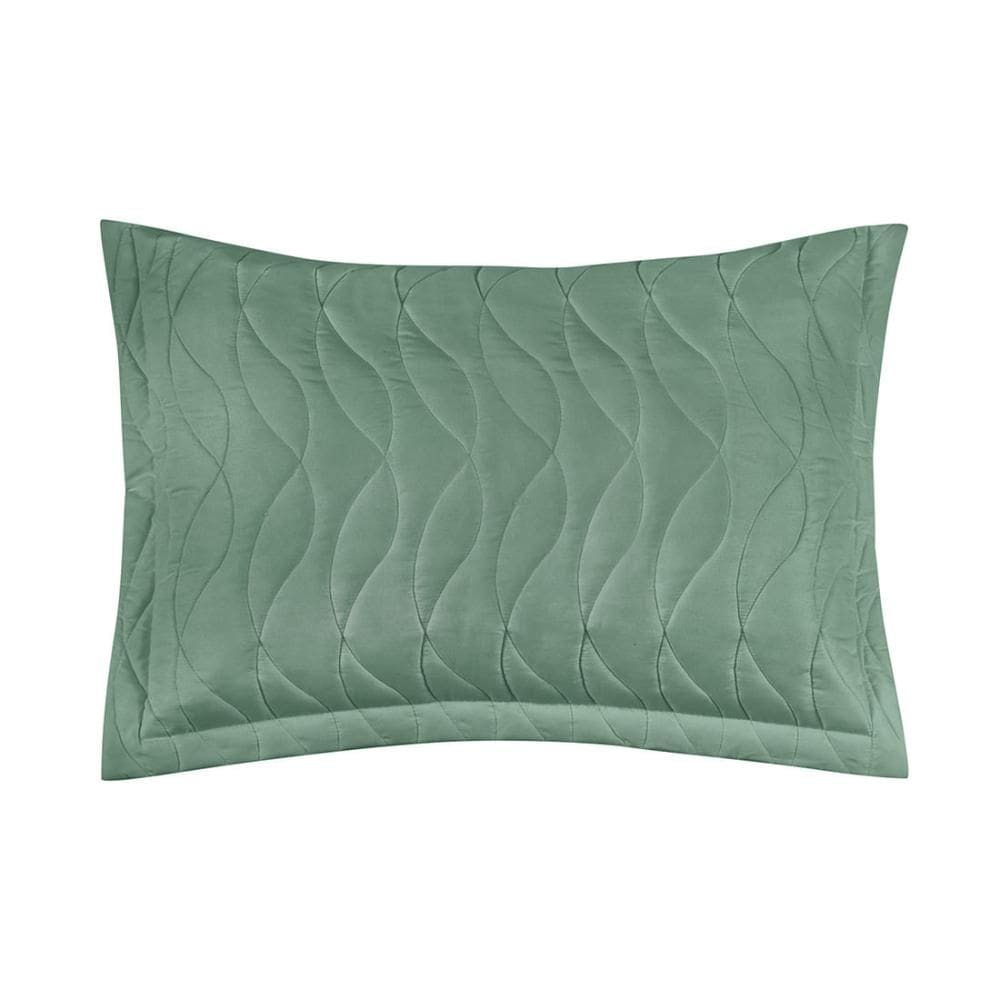 Porta Travesseiro Altenburg Toque Acetinado 50cm x 70cm - Verde Granito