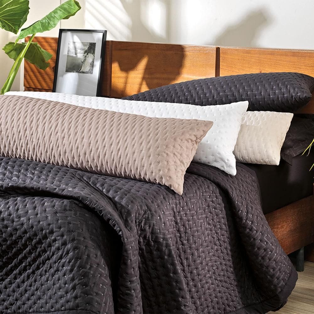 Porta Travesseiro Body Pillow Altenburg Ultrawave Labirinto Bege