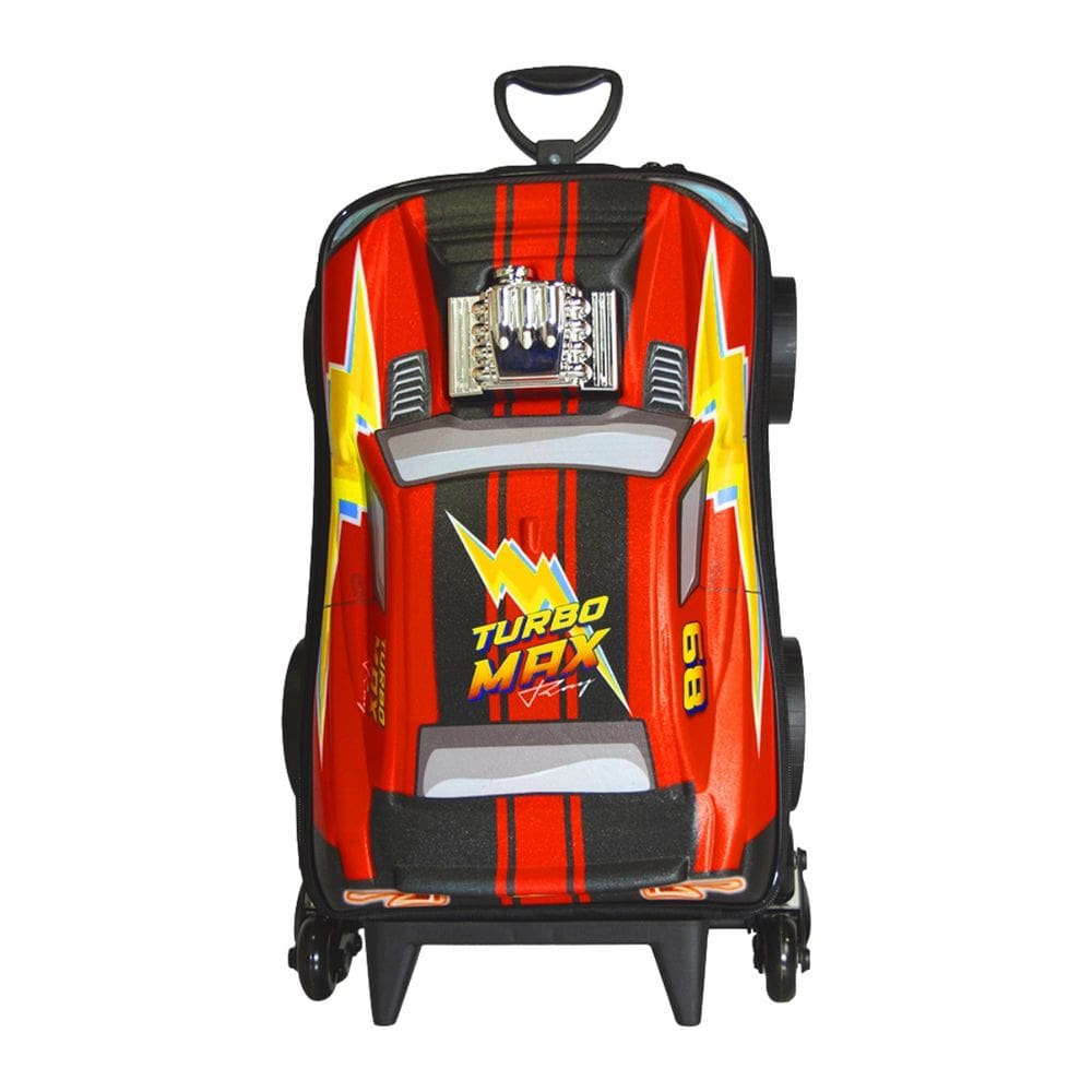 Mochila Escolar Rodas Triplas Turbo Max Ray 3d Meninos