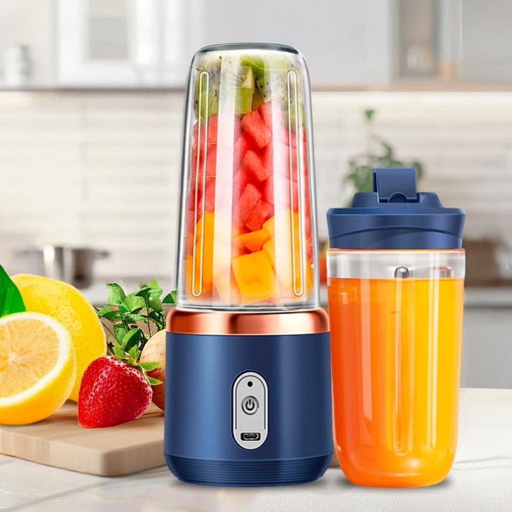 Mini Liquidificador 400Ml Portátil Usb Potente Para Frutas