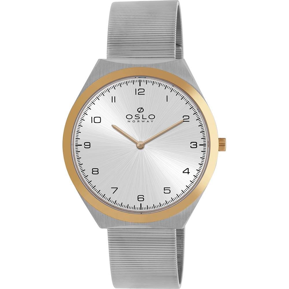Relógio Oslo Masculino Ref: Omtsssvx0001 S2sx Slim Bicolor