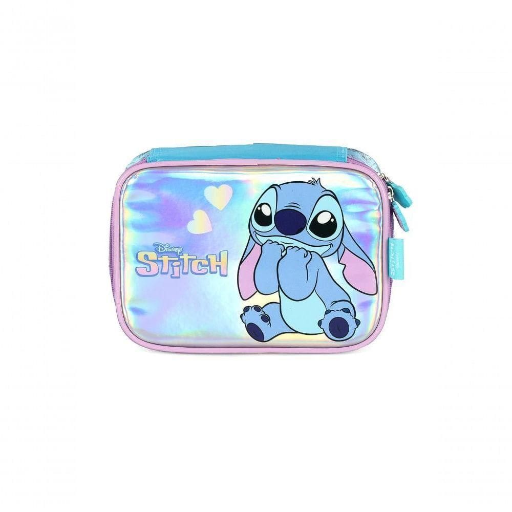 Estojo Stitch Azul - Unico Azul