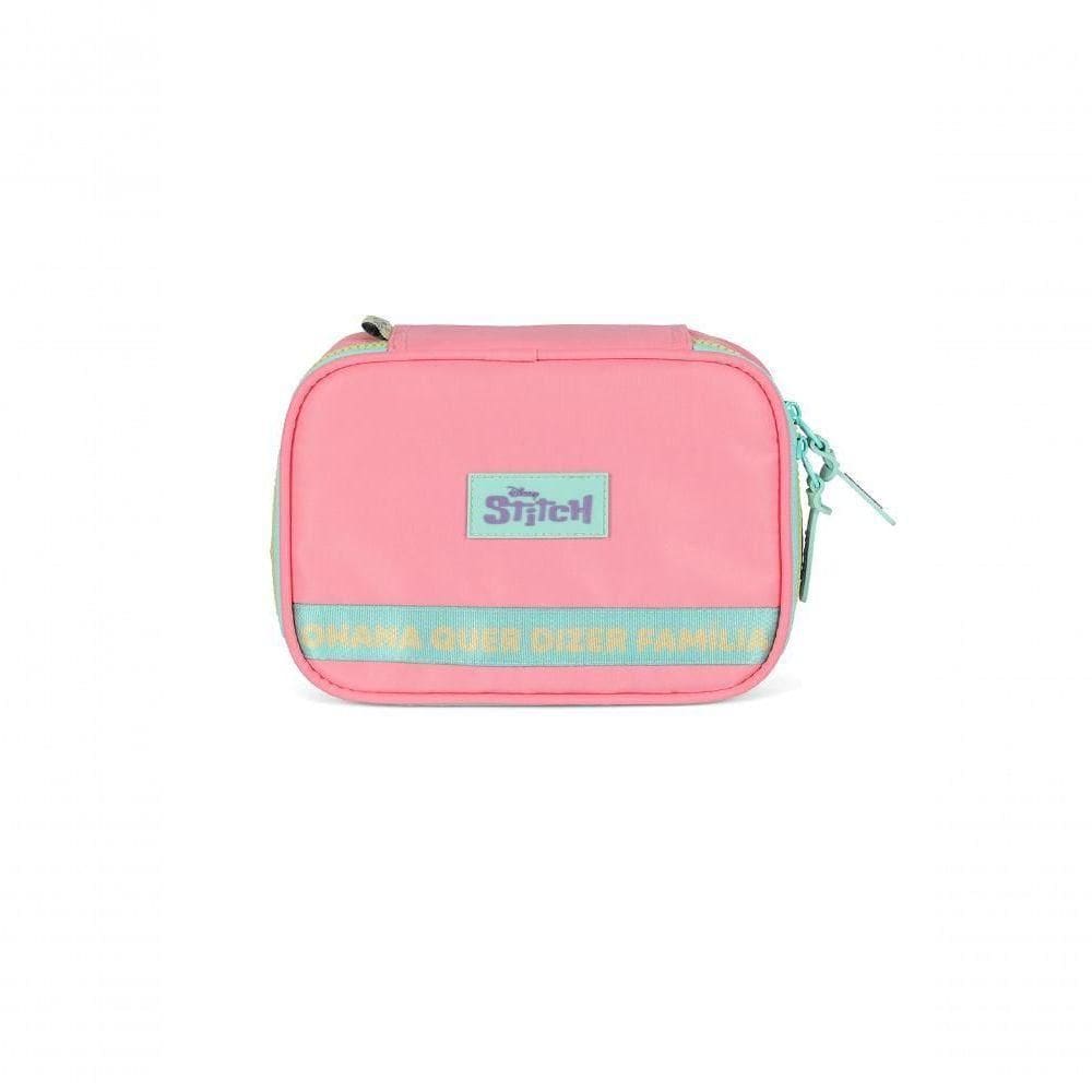 Estojo Stitch Salmao - Unico Salmão