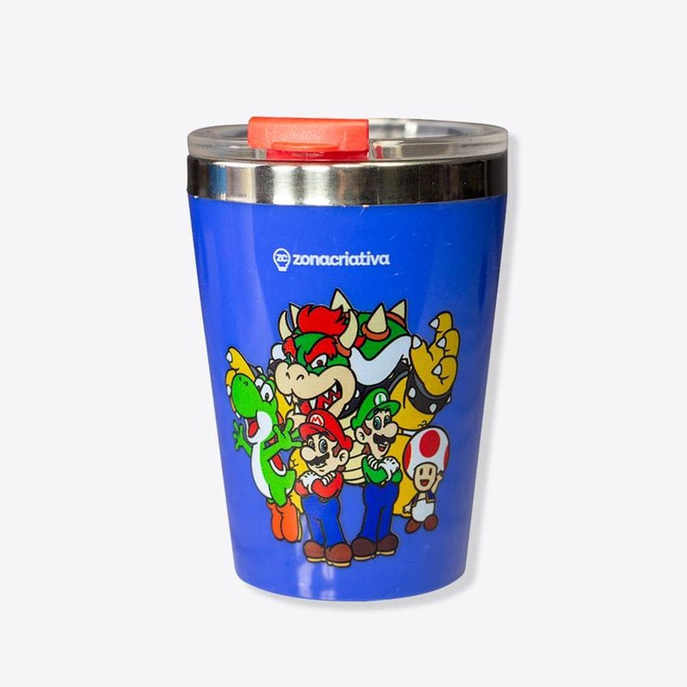 Copo Viagem Snap 300Ml Super Mario And Friends - Z C
