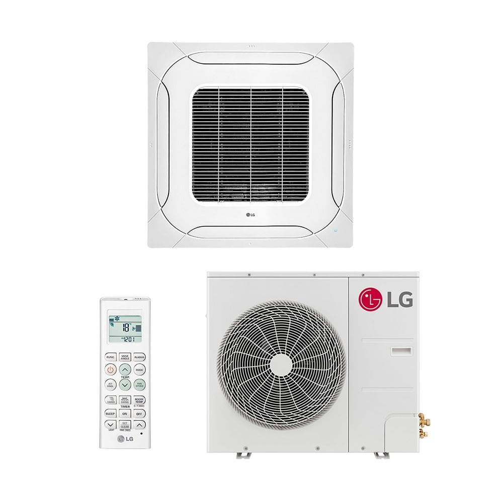 Ar Condicionado Split Cassete 4 Vias - Inverter R-32 - LG - 36.000 BTUs - Frio - 220V Monofásico