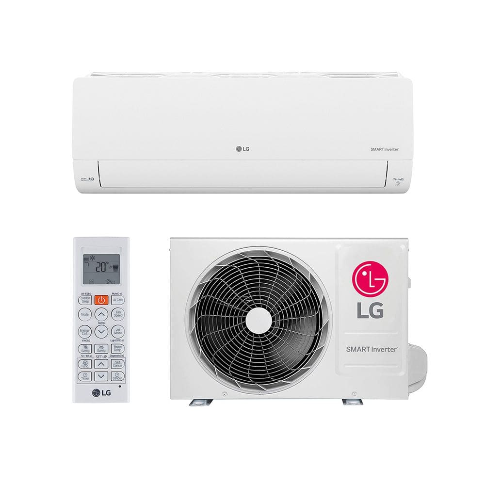 Ar Condicionado Split Hi Wall - Inverter R-32 - LG - Dual Inverter Voice +AI - 9.000 BTUs - Frio - 220V Monofásico