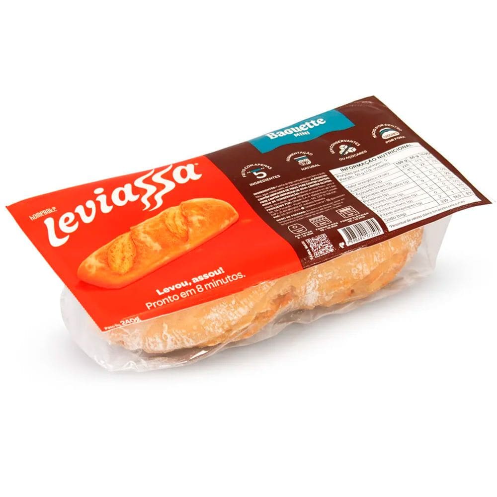 Baguete Mini Leviassa 240g