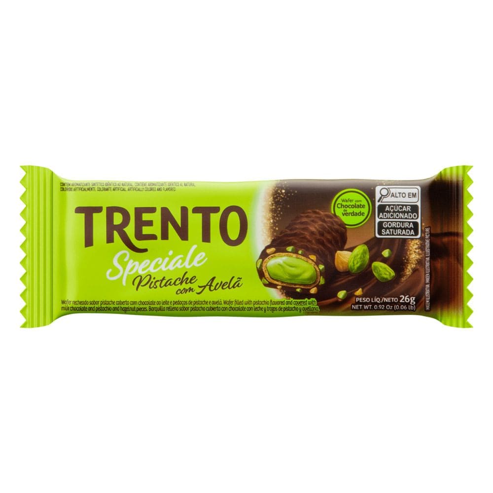 Chocolate Trento Speciale Pistache com Avelã 26g