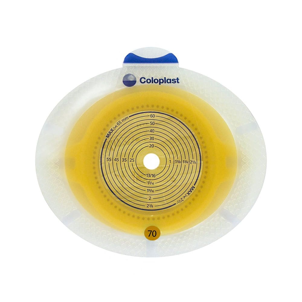 Placa para Bolsa de Colostomia com Adesivo Coloplast SenSura Xpro 70mm 1 Unidade