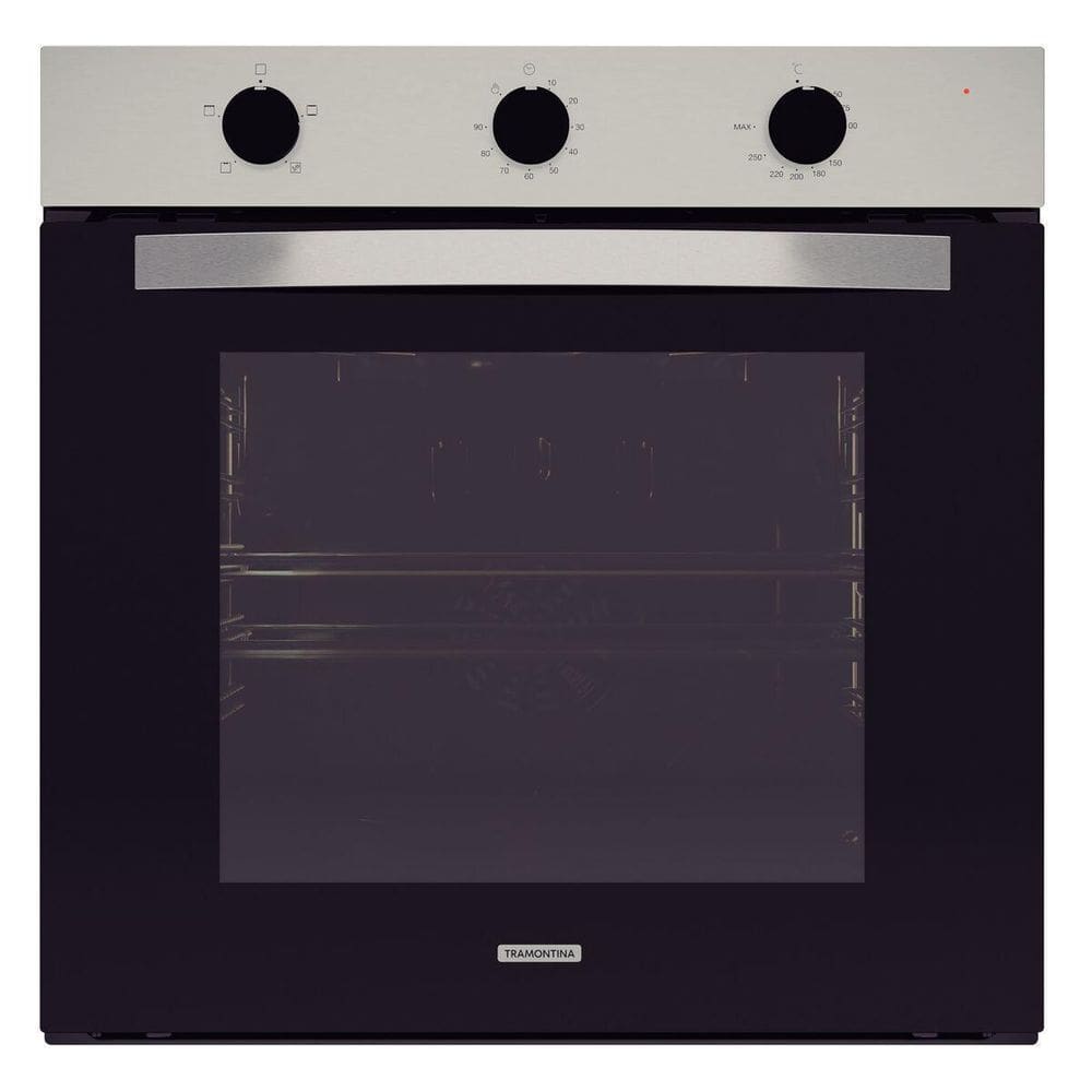 Forno Elétrico Embutir Inox Easy 60 F4 Inox 4 Funções 74 L