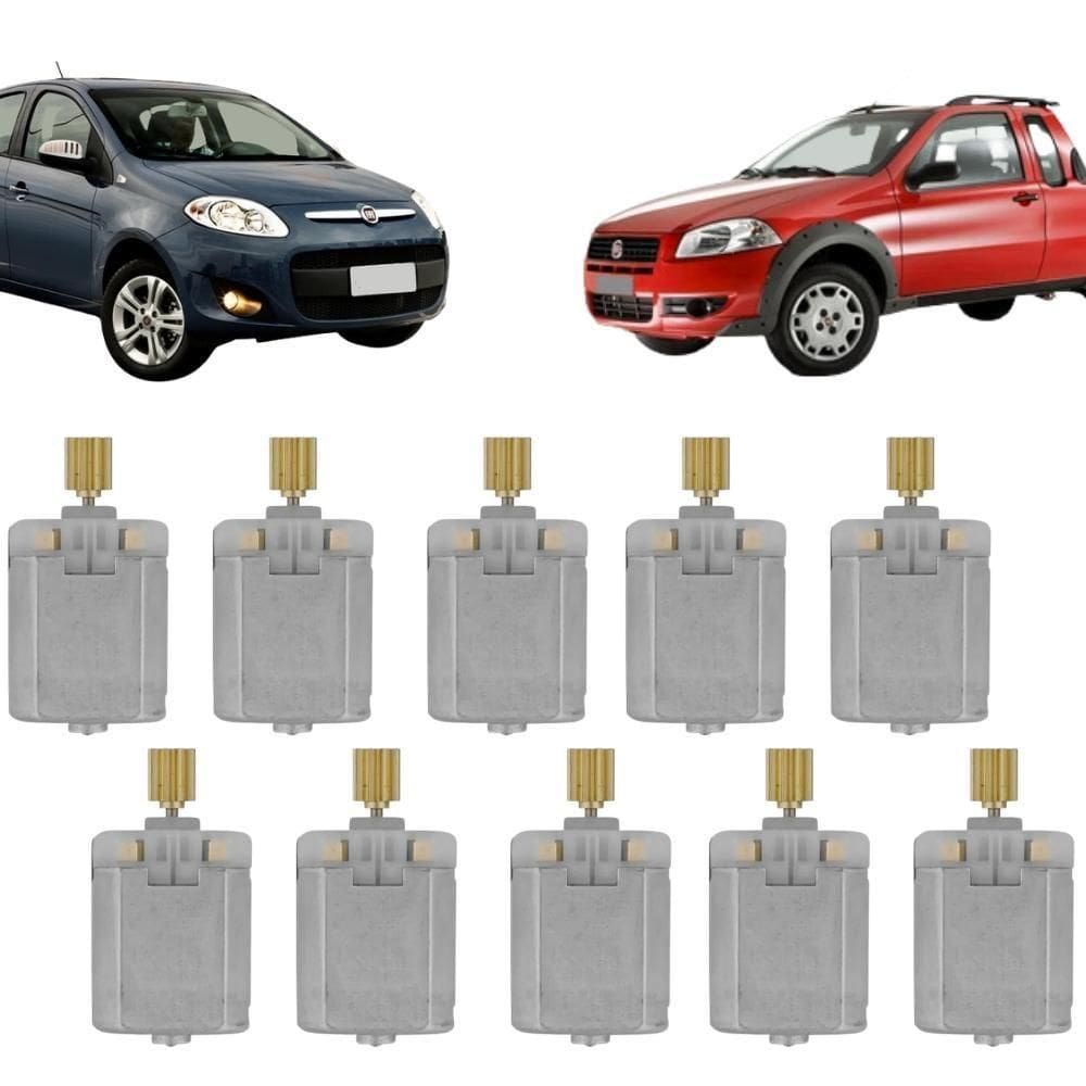 10 Motor Fechadura Trava Elétrica Porta Palio Siena Strada [f103]