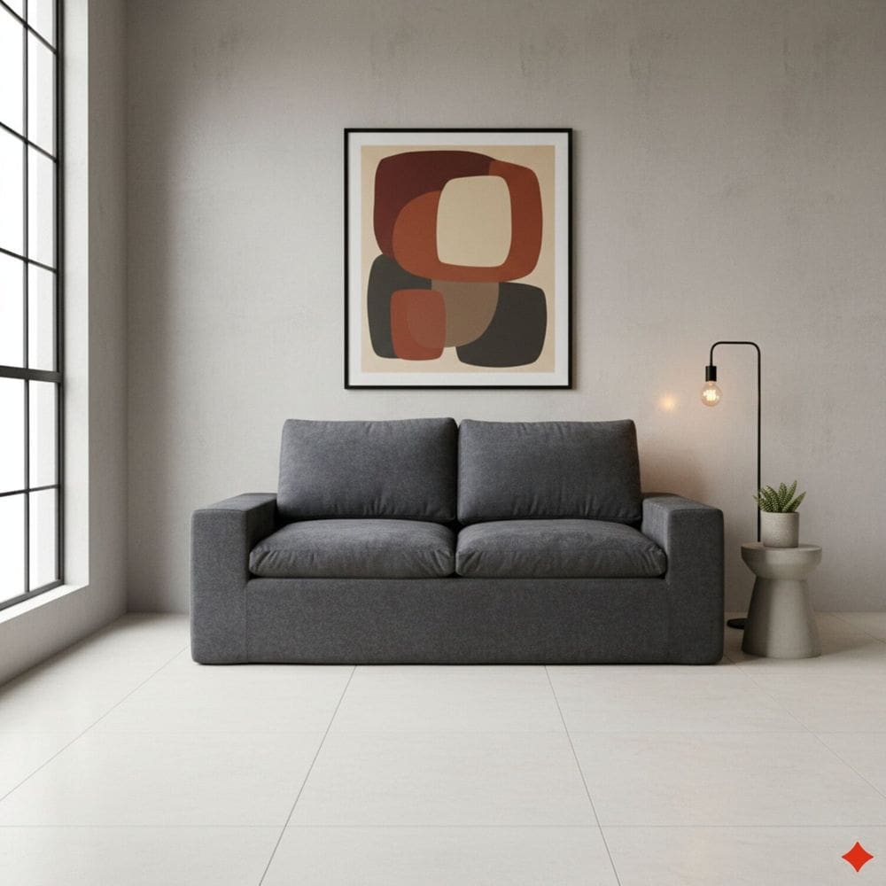 Sofá a Vácuo 2 Lugares 220cm Litus Magic Grafite