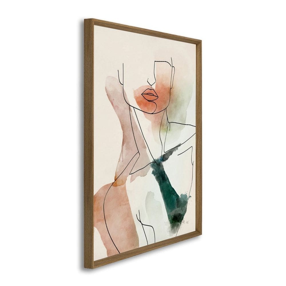 Quadro Decorativo Caricatura Homem 1 Tela 60x90cm para Escritório Banheiro Hall