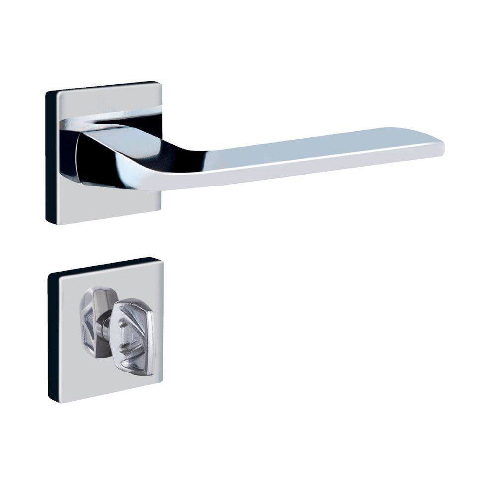 Fechadura Banheiro Roseta S40 Cromado Ultra Line Aliança