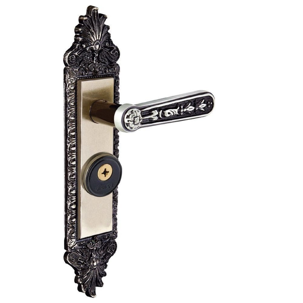 Fechadura Tetra Alavanca S40mm Latonado Colonial Aliança