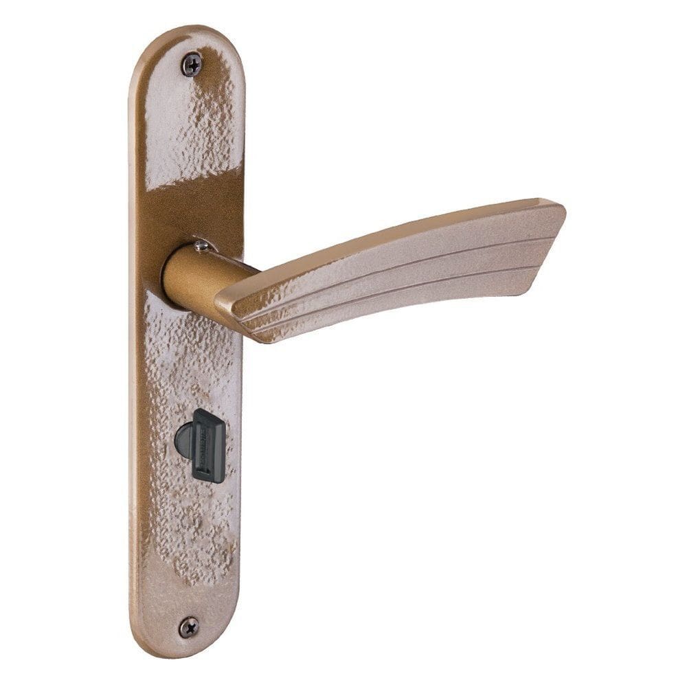 Fechadura Banheiro Espelho Latonado Fosco Pop Aliança