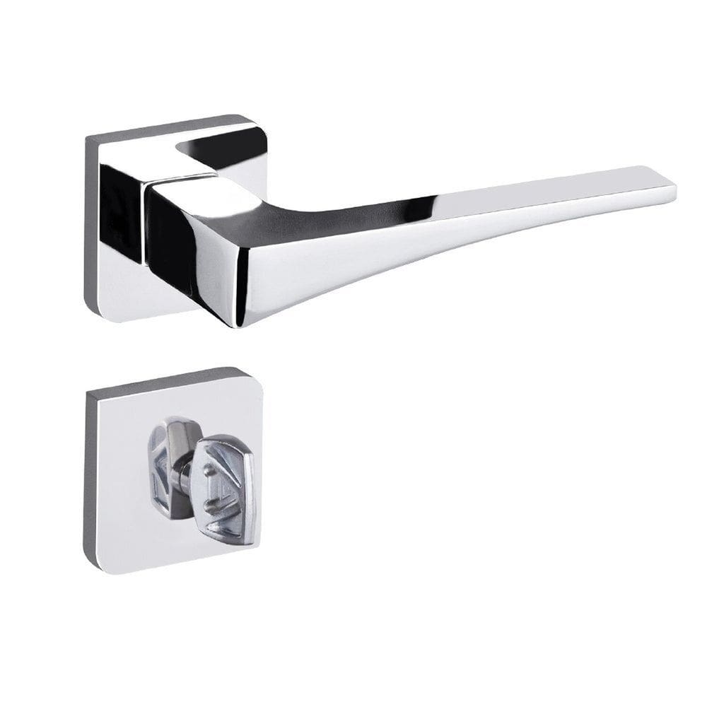 Fechadura Banheiro Roseta S40mm Cromado Maxx Aliança