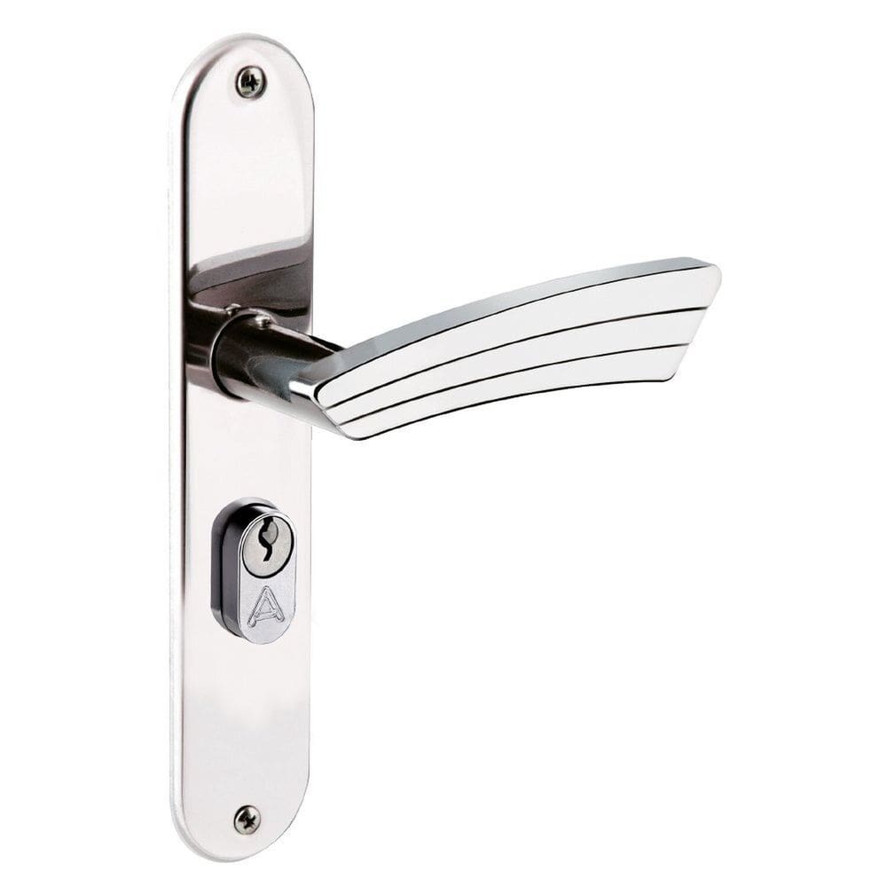 Fechadura Entrada Espelho Inox Polido Pop Aliança