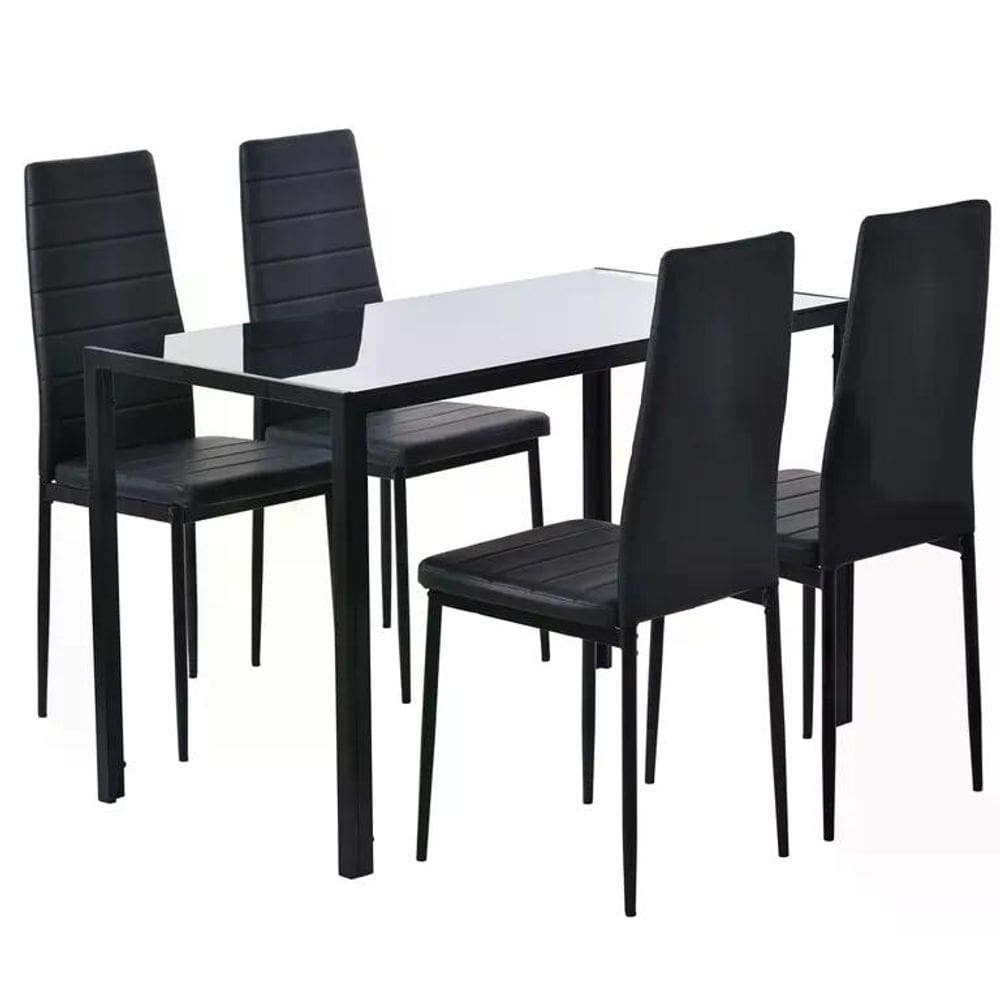 Conjunto de Jantar Bazar 1 Mesa com 4 Cadeiras