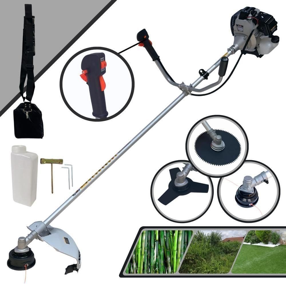 Roçadeira Toyama Tbc43h 2t 43cc + Carretel + Facas 3p + 80d