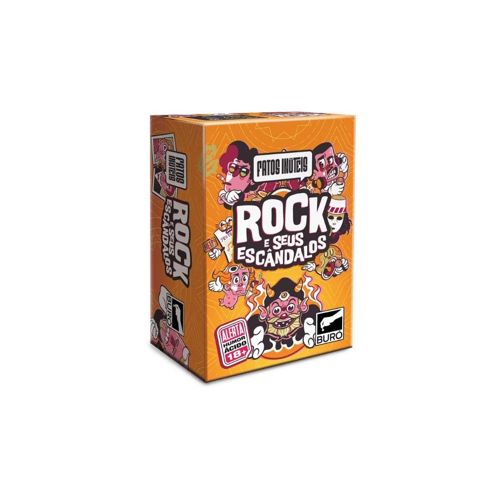 Fatos Inúteis: Rock e Seus Escândalos Jogo de Cartas Buró