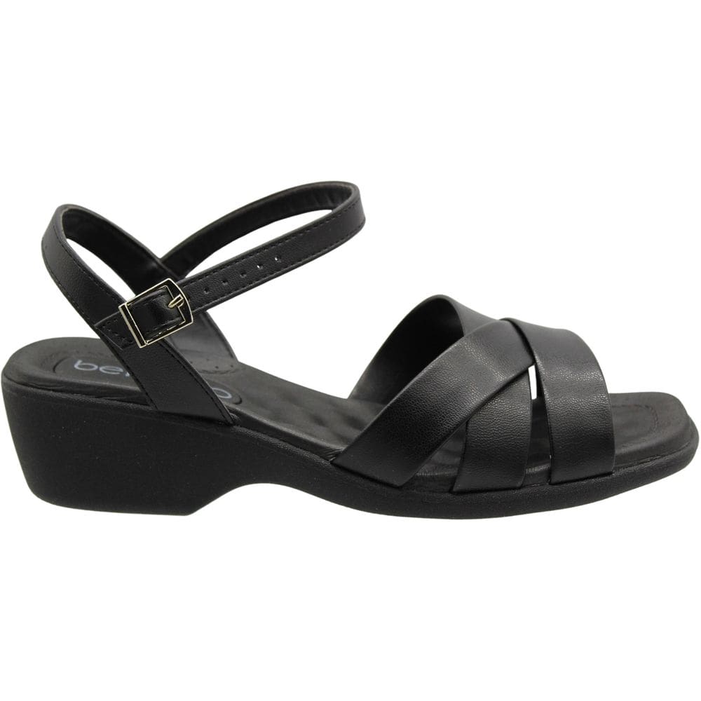 Sandalia Salto Baixo Beira Rio Napa Turim  Confortável Feminina