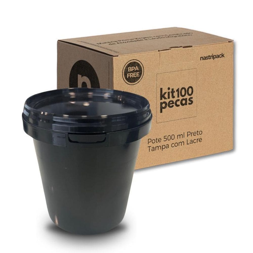 Pote Para Iogurteira - Kit Com 100 Pçs
