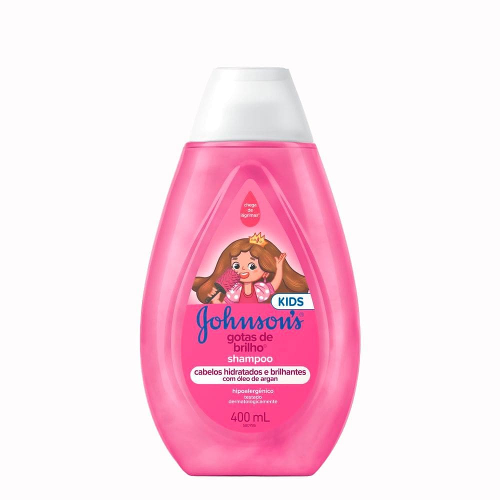 Shampoo Johnson`s Gotas de Brilho 400ml