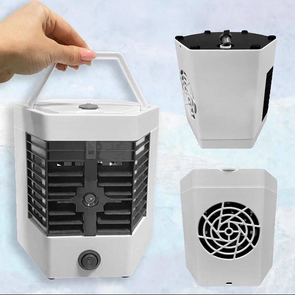 Mini Ventilador Usb Portátil Com Ar Condicionado Portátil