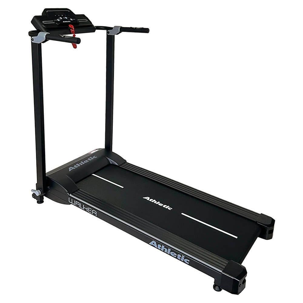 Esteira Elétrica Athletic Walker 10km/h 100kg Suportados Compacta Dobrável Silenciosa E Econômica Bivolt