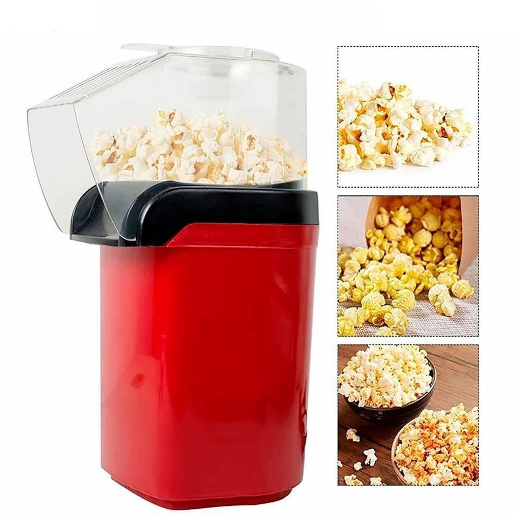 Máquina Elétrica Portátil Para Pipocas Saudáveis Rápidas E Sem Óleo 110V