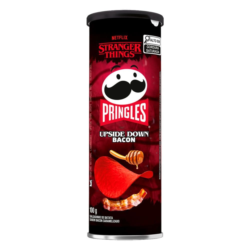 Batata Pringles Netflix Stranger Things Bacon Caramelizado 100g