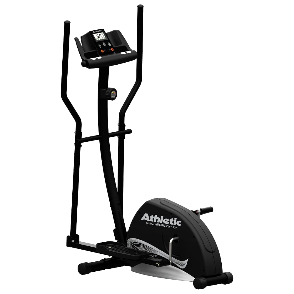 Elíptico Athletic Advanced Magnetron 8 Níveis Magnéticos Suporta 140kg Disco de Inércia 5.6kg