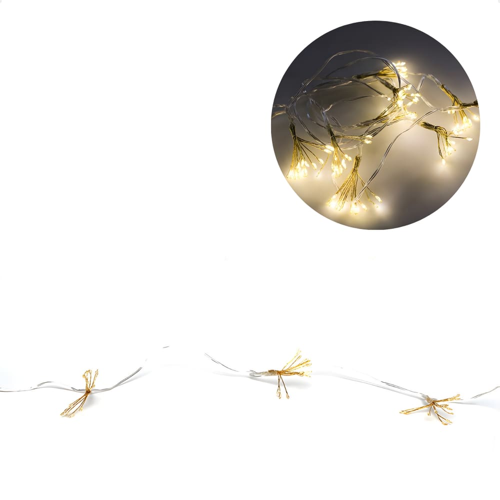 Cordão Luminoso Natalino 2 Metros Led Brilho de Luz Taschibra