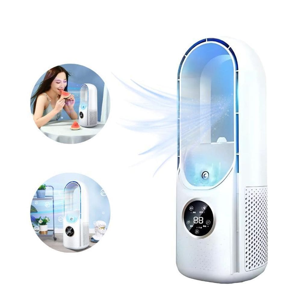 Ventilador Sem Pás Umidificador Tecnologia Inovadora Seu