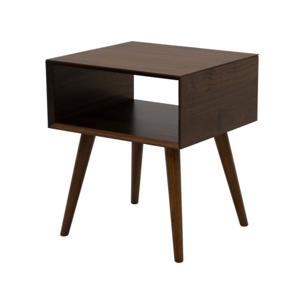 Mesa Lateral de Madeira Maciça Pés Palito -Maná