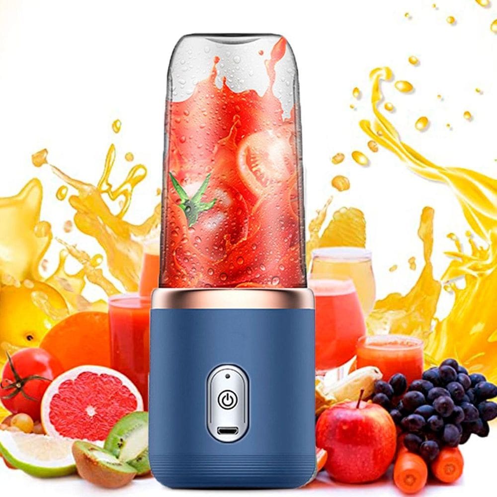 Mini Liquidificador Portátil Usb 400Ml Potente Para Frutas