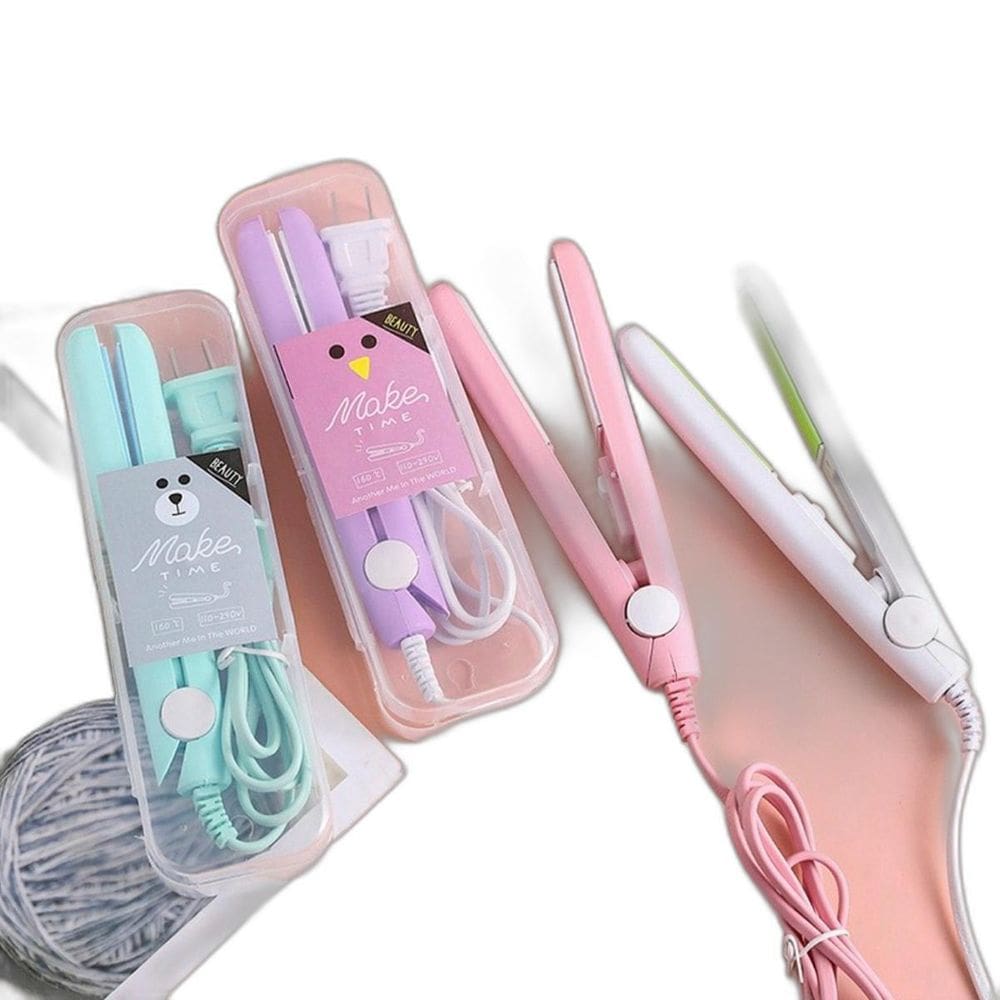 Mini Chapinha Prancha De Bolsa Portátil Cabelo Bivolt