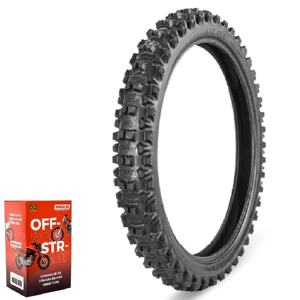 Kit Pneu Crf 110f 60/100-14 Mx007 Medium Soft Borilli + Câmara