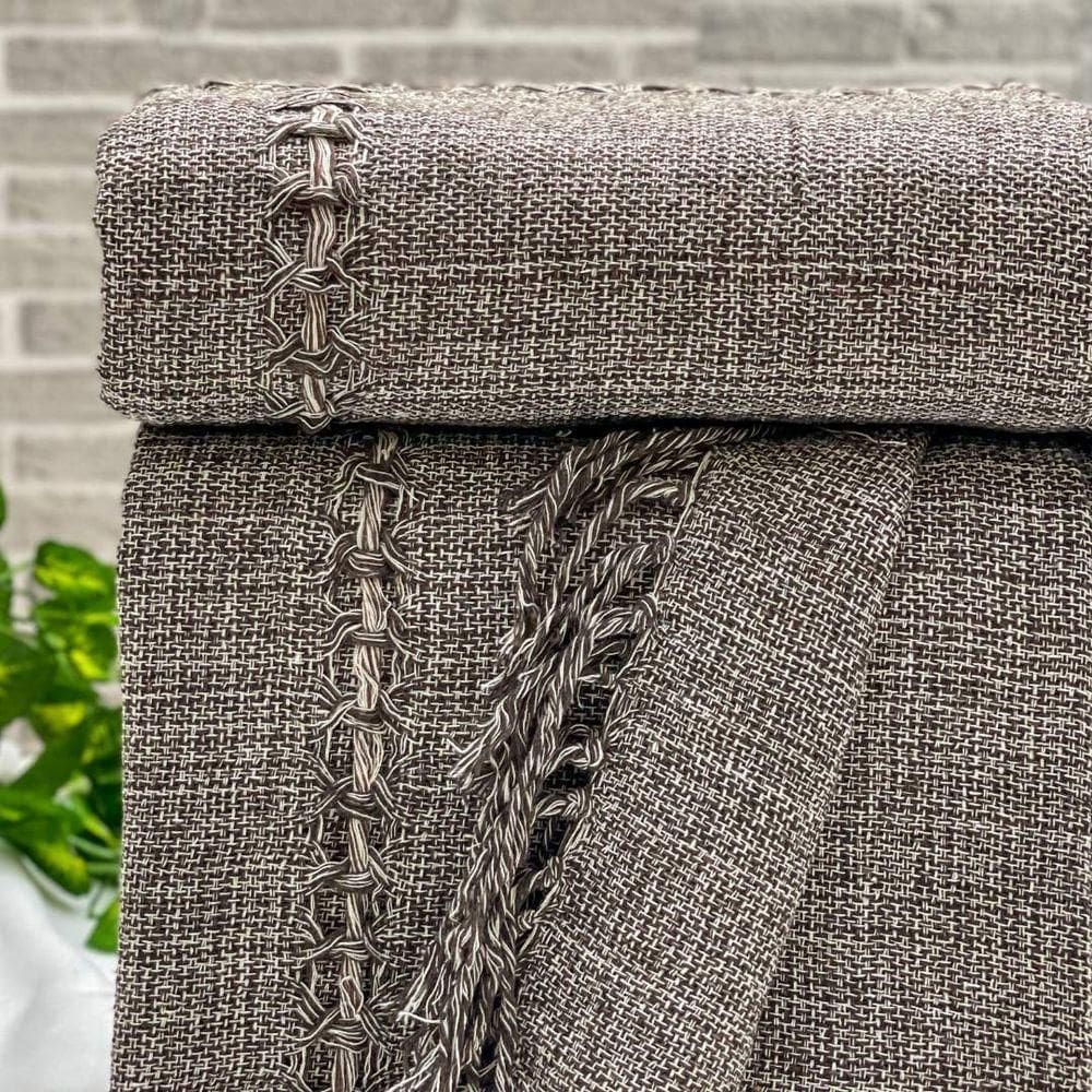 Manta Para Sofá América Super King 255cm X 205 Cm Café Mescla