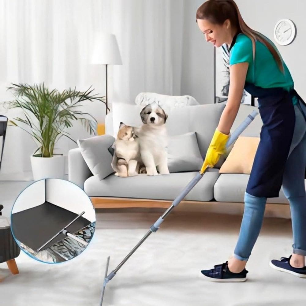 Kit 2 Super Rodos Vassoura Mágico Silicone Estrutural